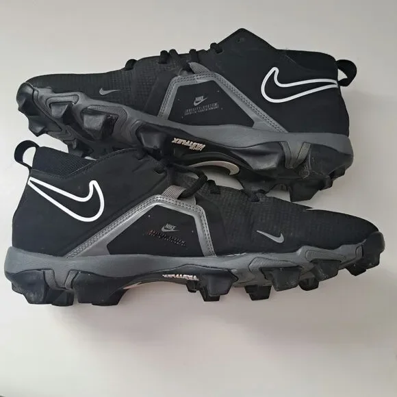 Nike Alpha Menace 3 Shark Football Black Cleats Men's 11 - Picture 5 of 8